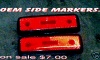 UNIVERSAL SIDE MARKERS $7.00